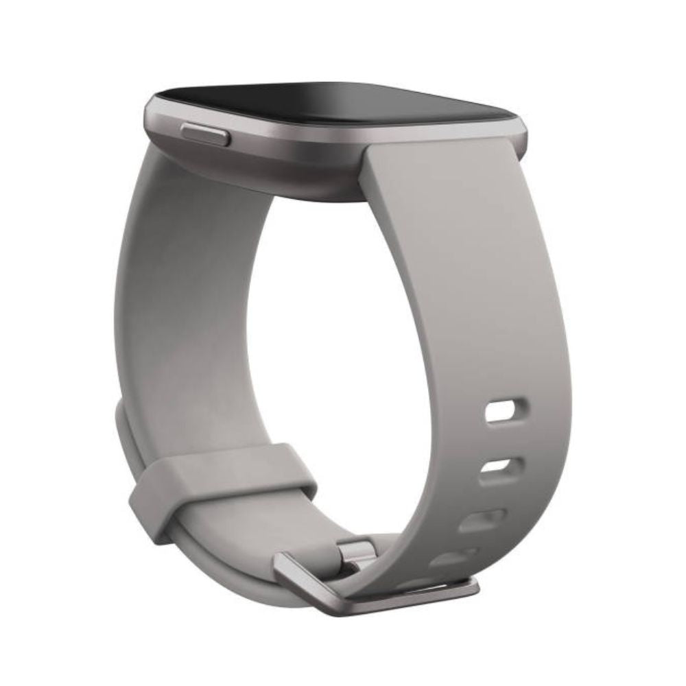 Fitbit - Versa 2 Smartwatch 40mm Aluminum Stone/Mist Gray - FB507GYSR - Image 3
