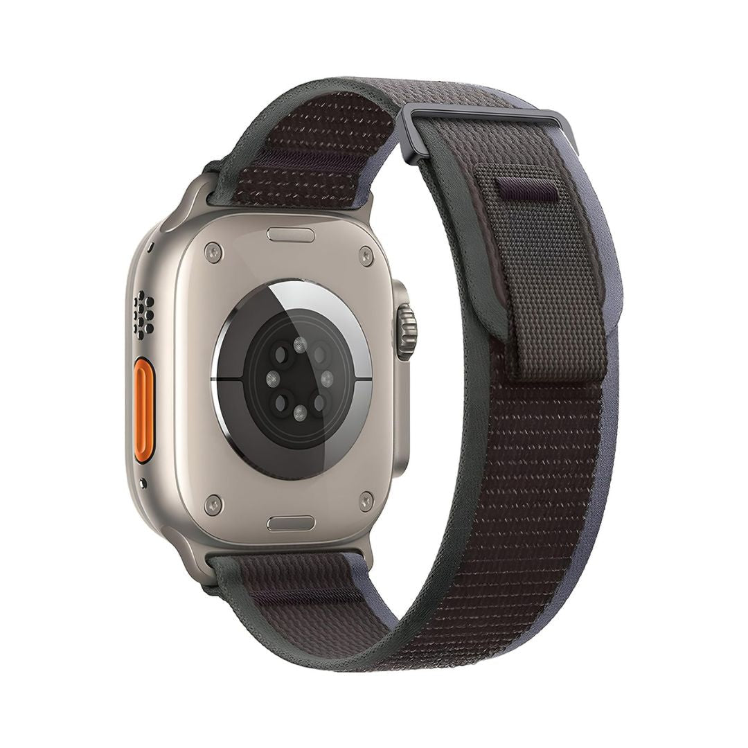 Apple Watch Ultra 2 (GPS + Cellular 49mm) Rugged Titanium Case with Blue/Black Trail Loop, M/L - MRF63LL/A - Image 3