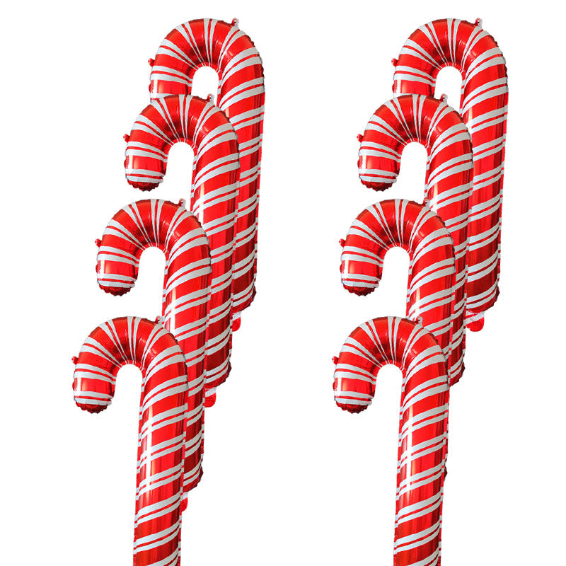 Holiday Party Christmas Crutch Balloons - Image 2