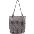 Clover Leather Tote Bag