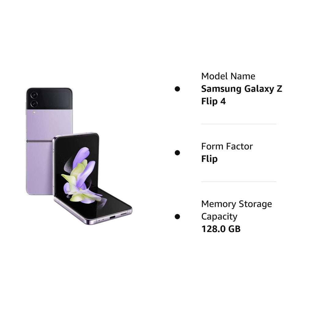 AT&T Samsung Galaxy Z Flip4 128GB - Bora Purple - SM-F721ULVAATT - Image 5