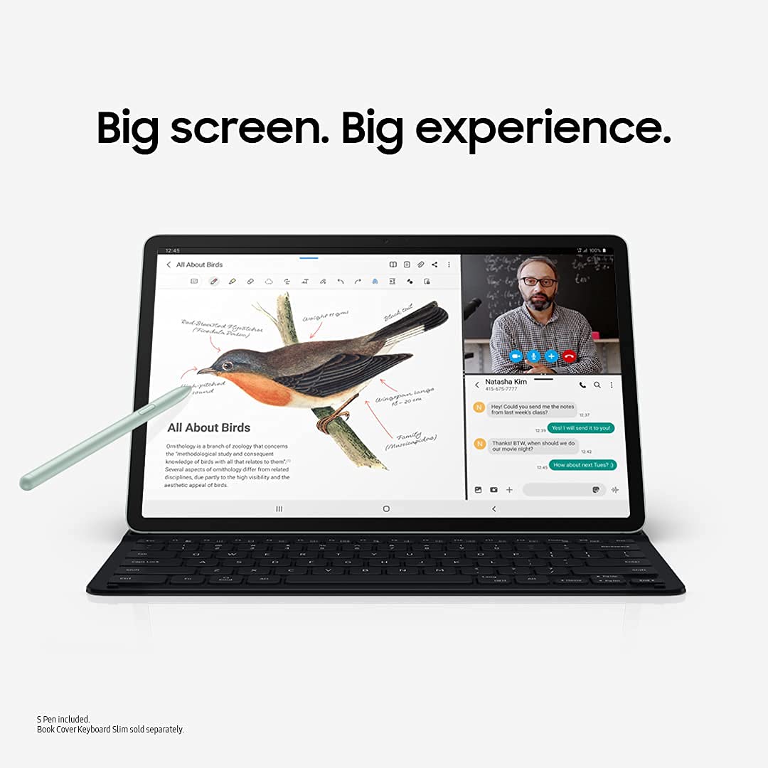 Samsung Galaxy Tab S7 FE - 12.4" 64GB - Wi-Fi - Mystic Silver - SM-T733NZSAXAR - Image 3