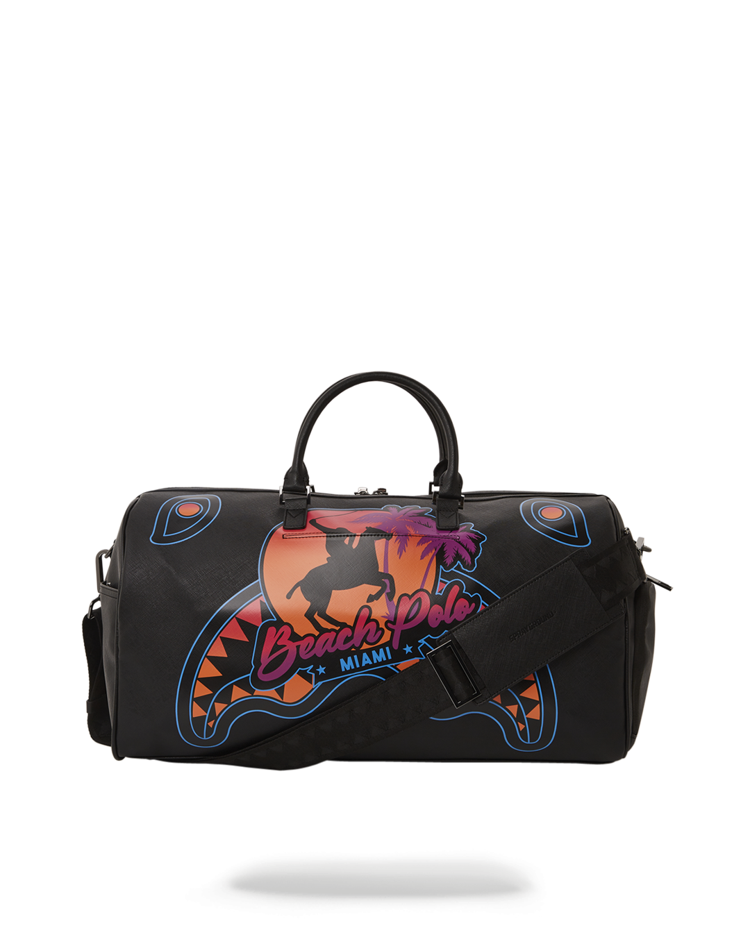 Miami Beach Polo Collab Duffle (Black) - Image 7