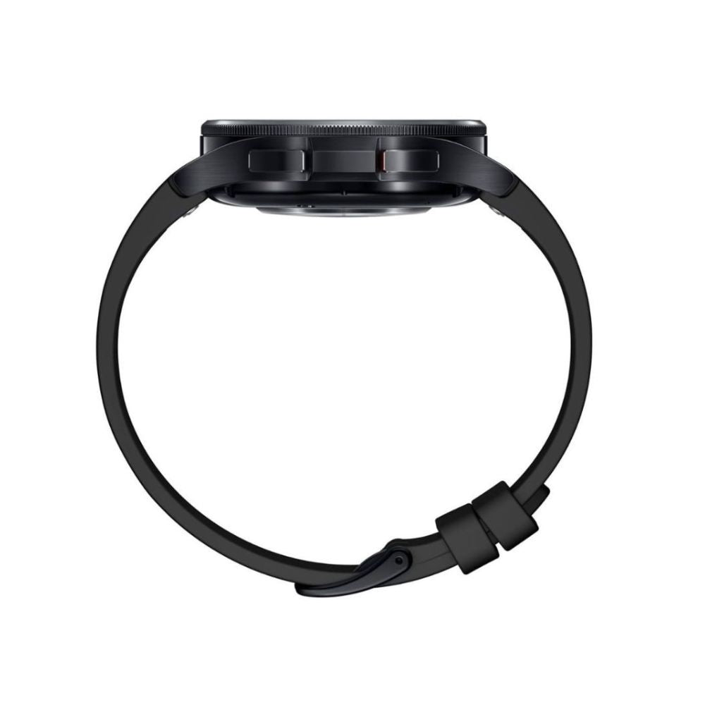 Samsung Galaxy Watch 6 Classic 43mm LTE - Black Stainless Steel with Black Leather Band - SM-R955UZKAXAA - Image 4