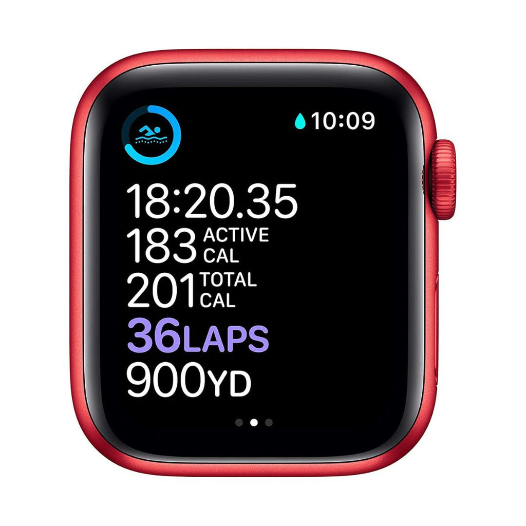 Restored Apple Watch Series 6 (GPS + Cellular) 44mm (PRODUCT)RED Aluminum Case with Red Sports Band - M07K3LL/A - Image 4