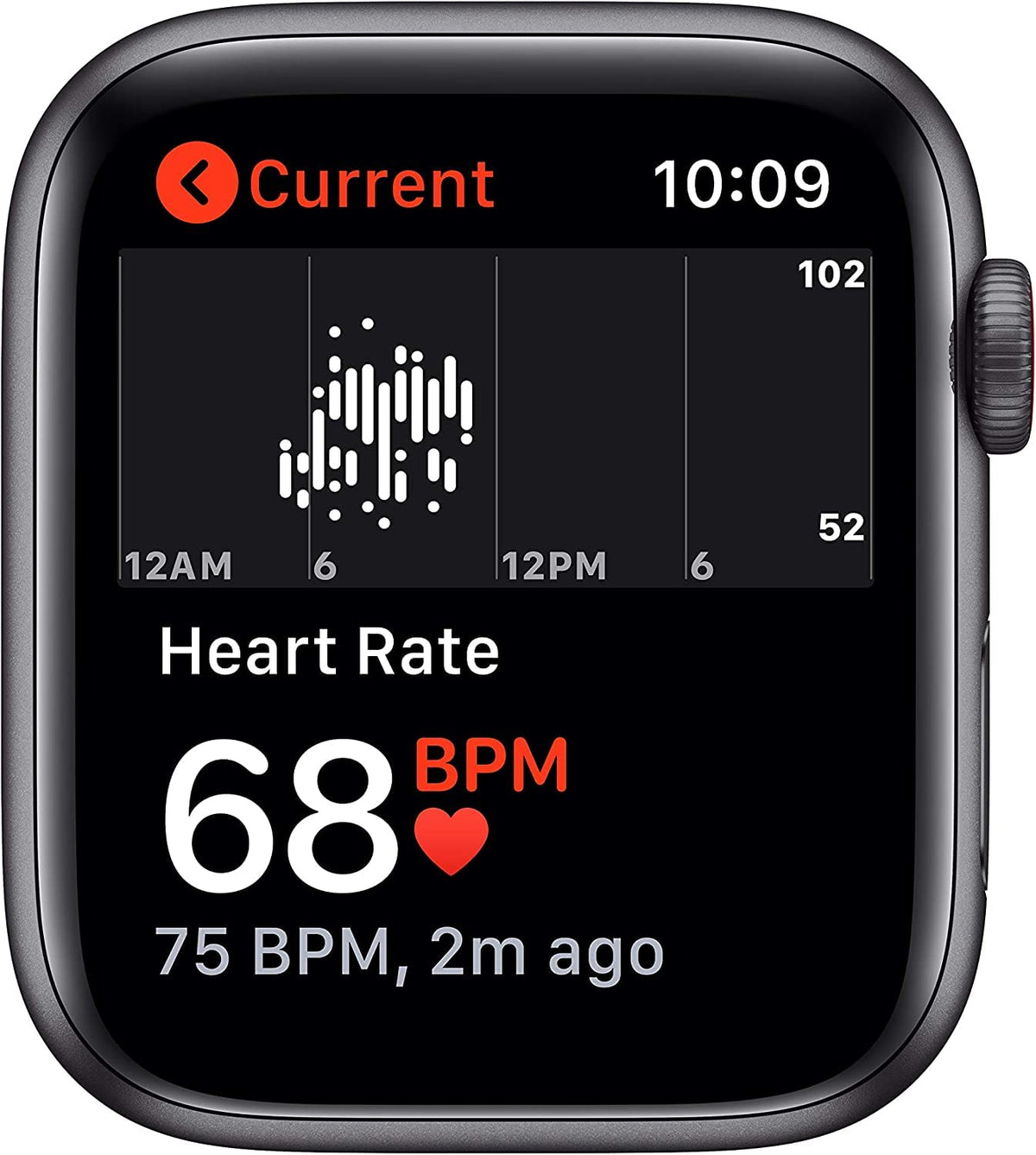 Apple Watch SE (GPS, 40mm) - Space Gray Aluminum Case with Black Sport Band - MKQ13LL/A - Image 4