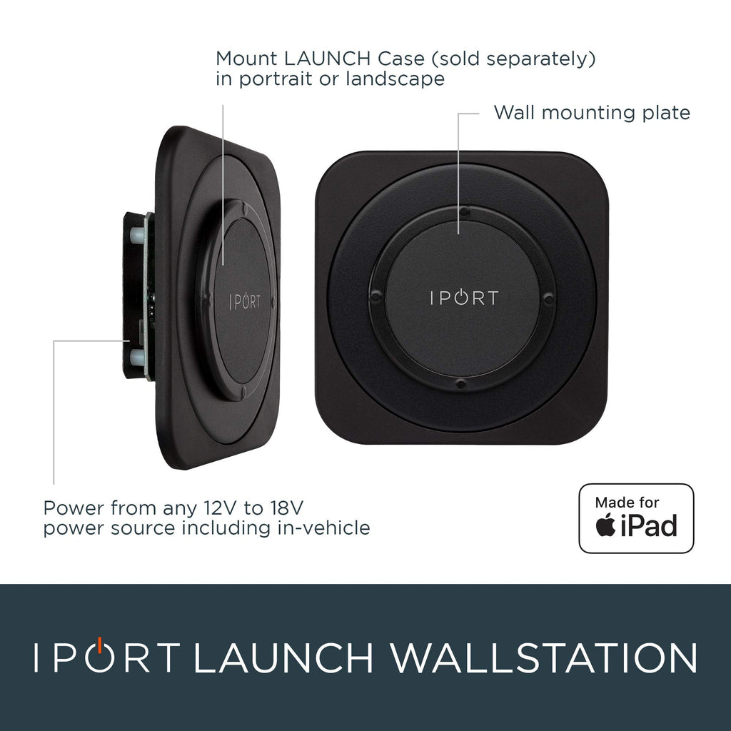iPort LaunchPort WallStation Wireless Charger - White - 70142 - Image 2
