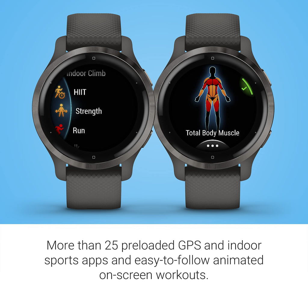 Garmin Venu 2S GPS Smartwatch 28mm Fiber-Reinforced Polymer - 010-02429-00 - Image 4