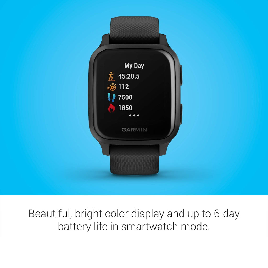 Garmin - Venu Sq Music Edition GPS Smartwatch 33mm - Black - 010-02426-00 - Image 6