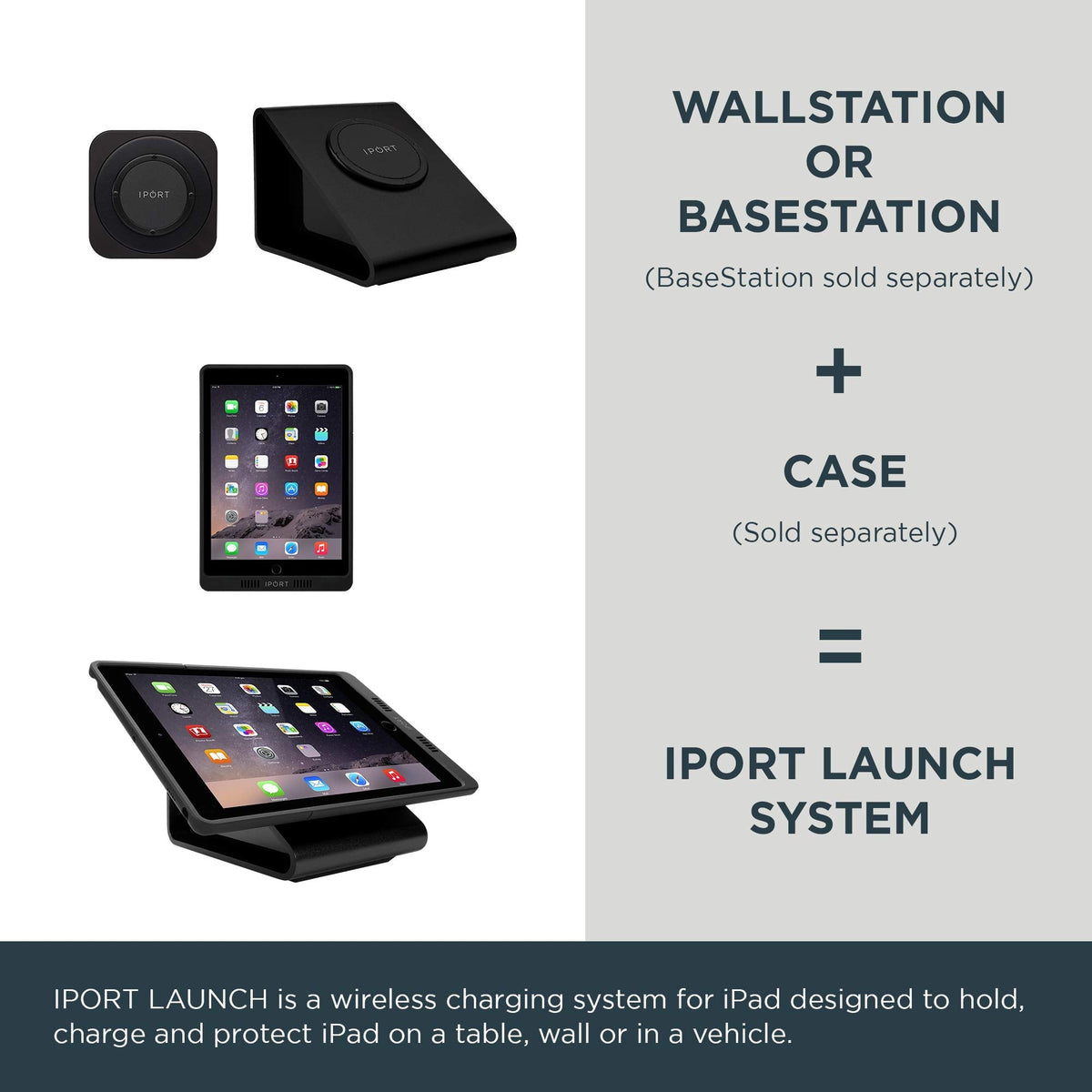 iPort LaunchPort WallStation Wireless Charger - White - 70142 - Image 4