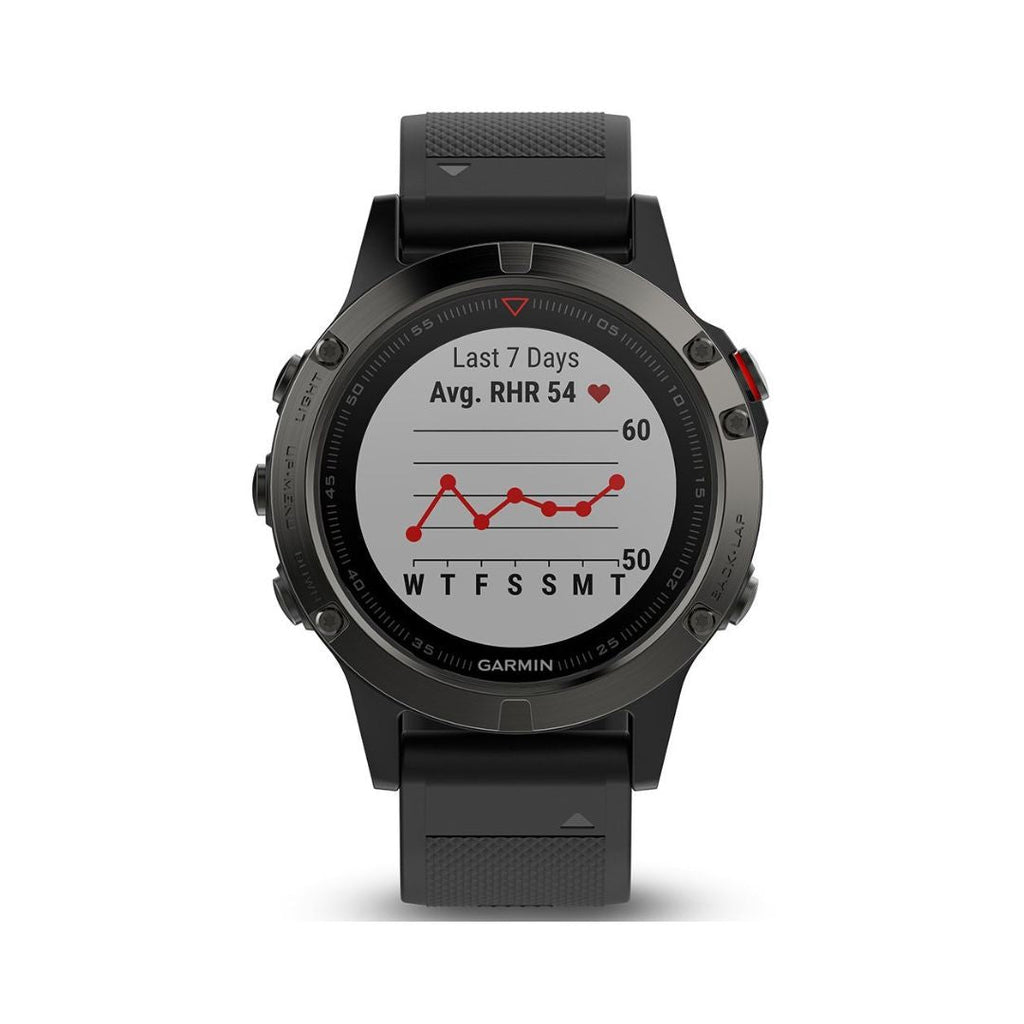 Garmin Fenix 5 Smartwatch 47mm Slate gray with Black Band - 010-01688-00 - Image 5