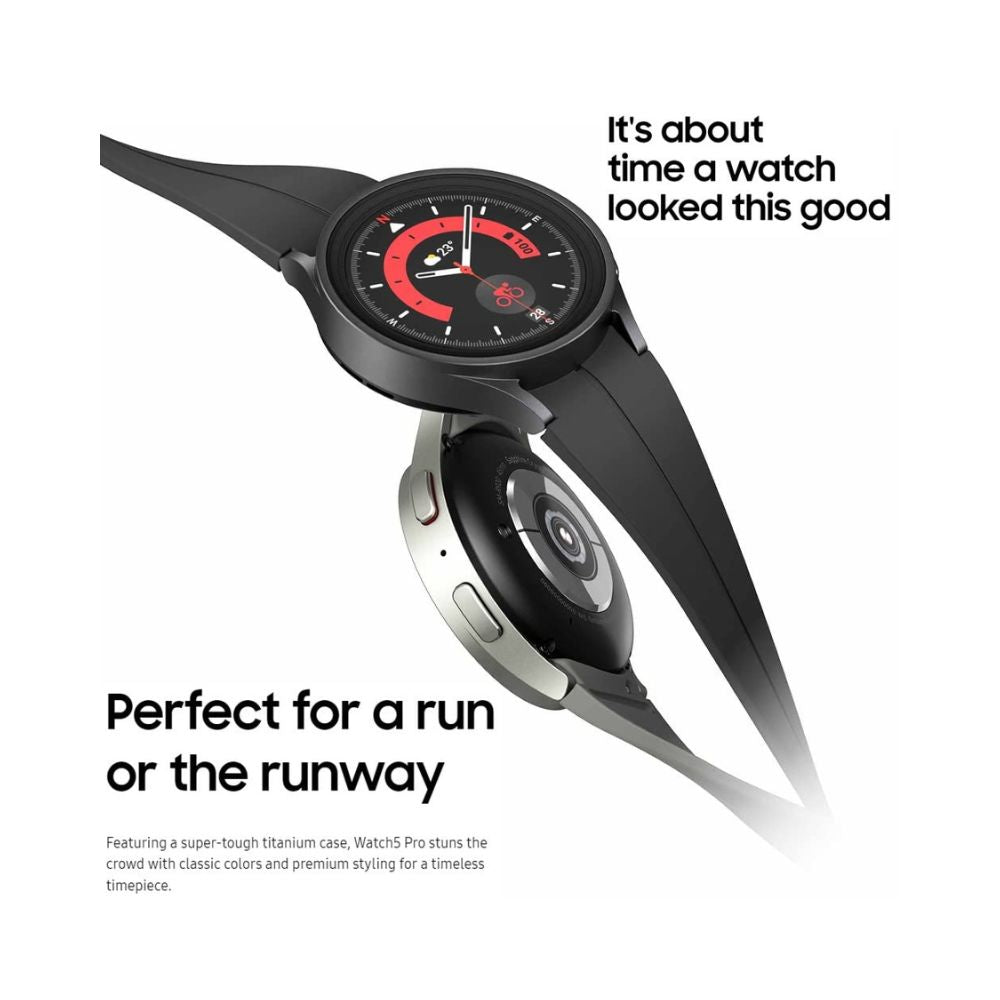 Samsung Galaxy Watch5 Pro Titanium Smartwatch 45mm LTE - Gray - SM-R925UZTAXAA - Image 5
