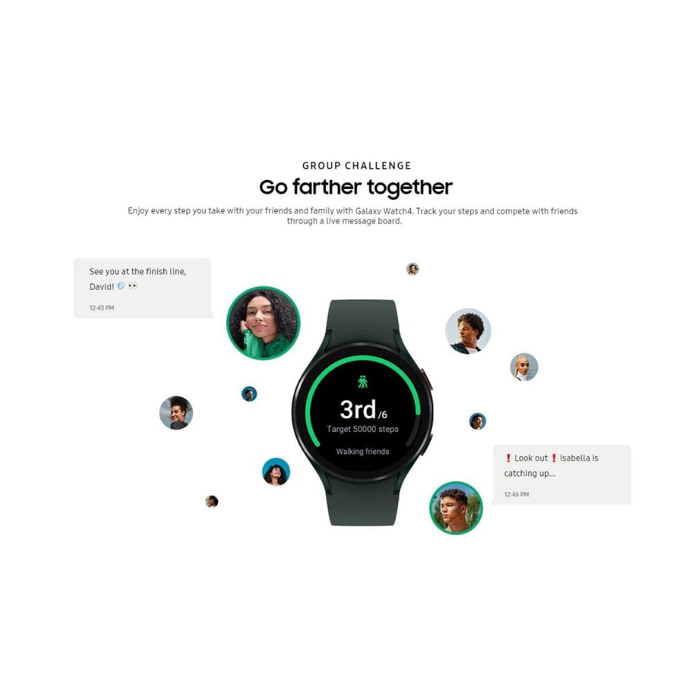 Unlocked Samsung Galaxy Watch 44mm LTE - Green Aluminum - SM-R875UZGAXAA - Image 6