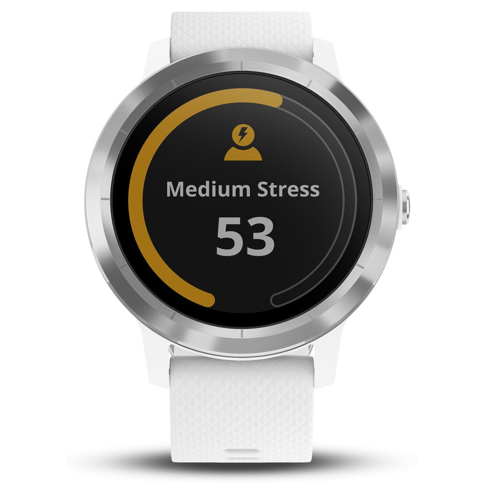 Garmin VIVOACTIVE 3 - WHITE & STAINLESS - 010-01769-21 - Image 7