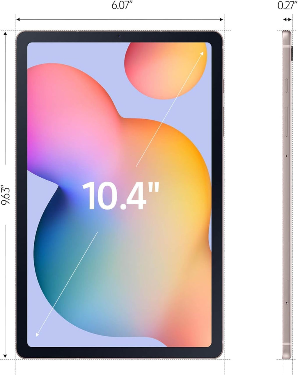 Samsung Galaxy Tab S6 Lite (2022) 10.4" 128GB - Wi-Fi - Chiffon Rose - SM-P613NZIEXAR - Image 4
