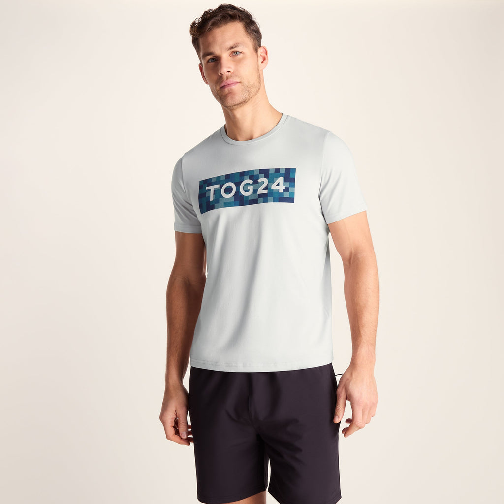 Abel Mens Breathable Performance T-Shirt - Raincloud