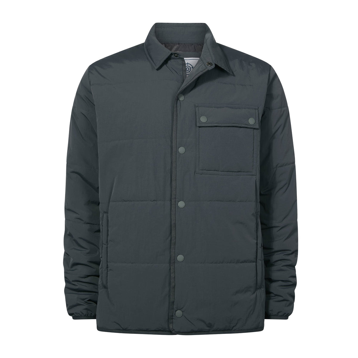 Adamson Mens Shower Resistant Insulated Shacket - Deep Slate - Image 9