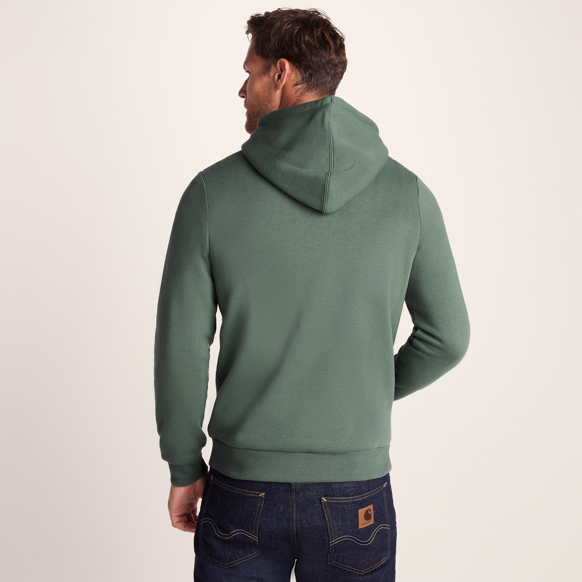 Akerman Mens Supersoft Hoody - Light Forest - Image 3