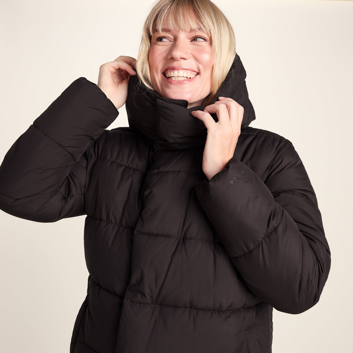 Bartlett Womens Longline Insulated Padded Coat - Chocolate Brown - Image 6