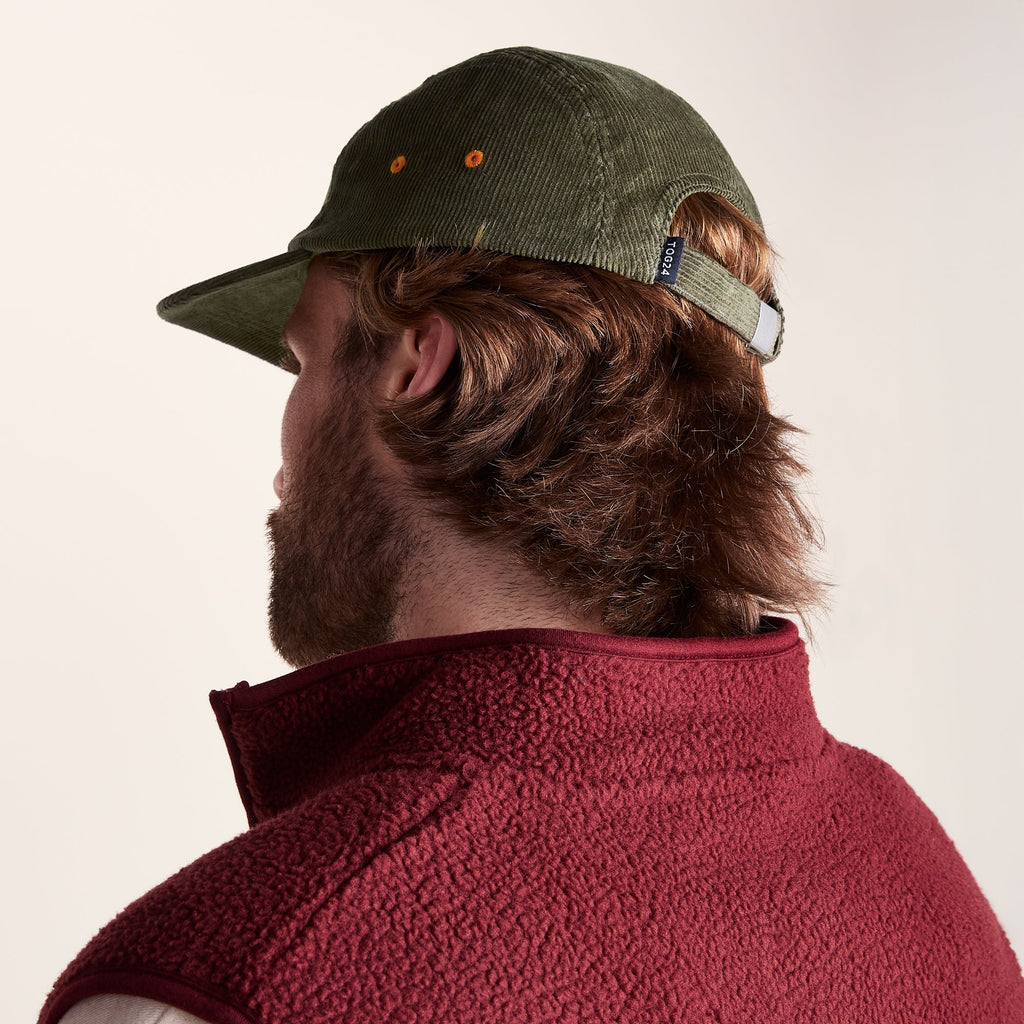 Calderwood Corduroy Cap - Leaf Green - Image 3