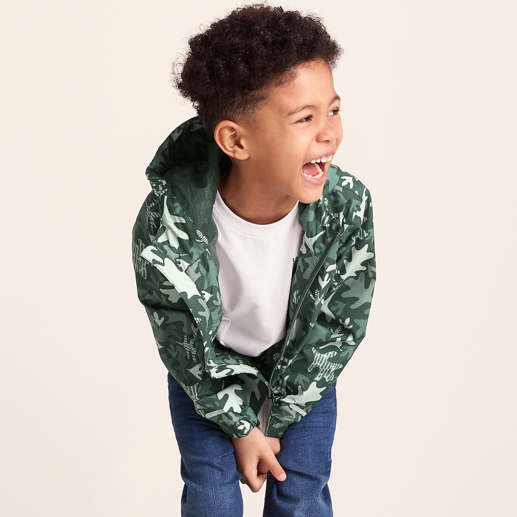 Copley Kids Waterproof Jacket - Oak Leaf Print - Image 5