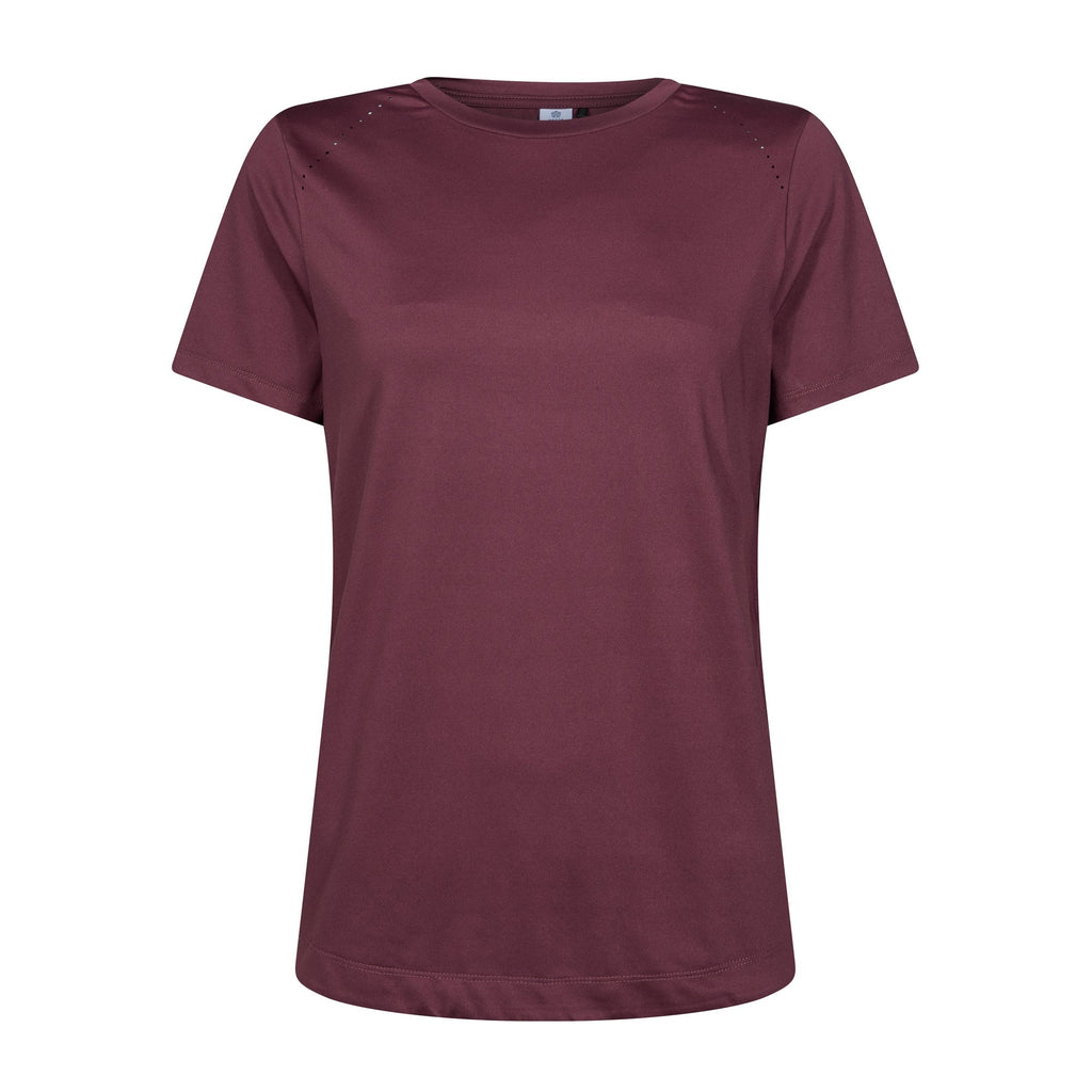 Florrie Womens Performance T-Shirt - Black Raspberry - Image 6