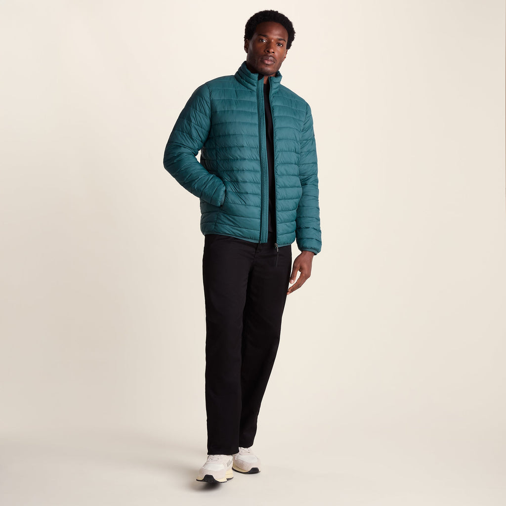 Gibson Mens Insulated Padded Jacket - Dark Turquoise - Image 2