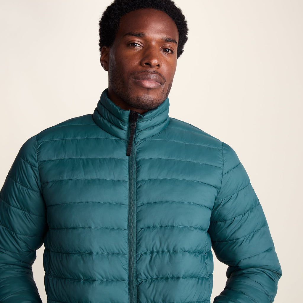Gibson Mens Insulated Padded Jacket - Dark Turquoise - Image 6