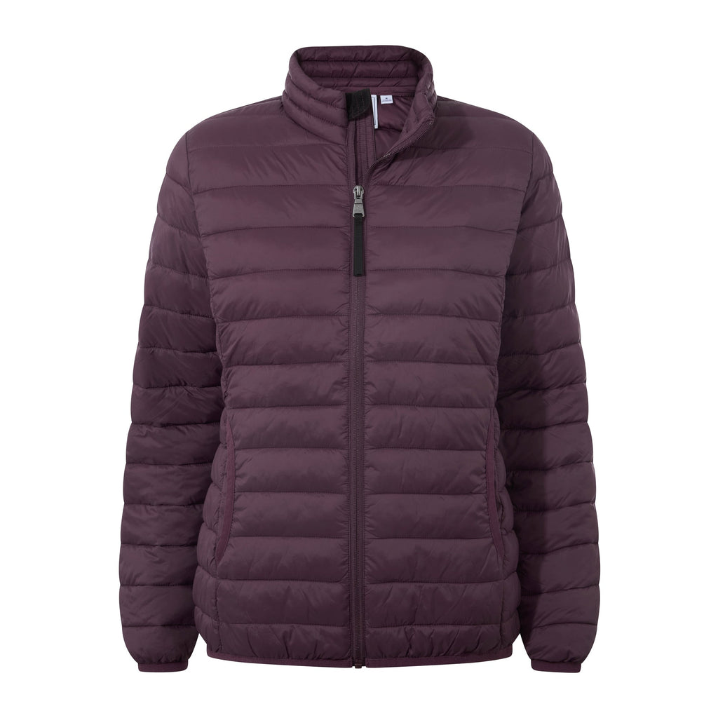 Gibson Womens Insulated Padded Jacket - Dark Mauve - Image 8