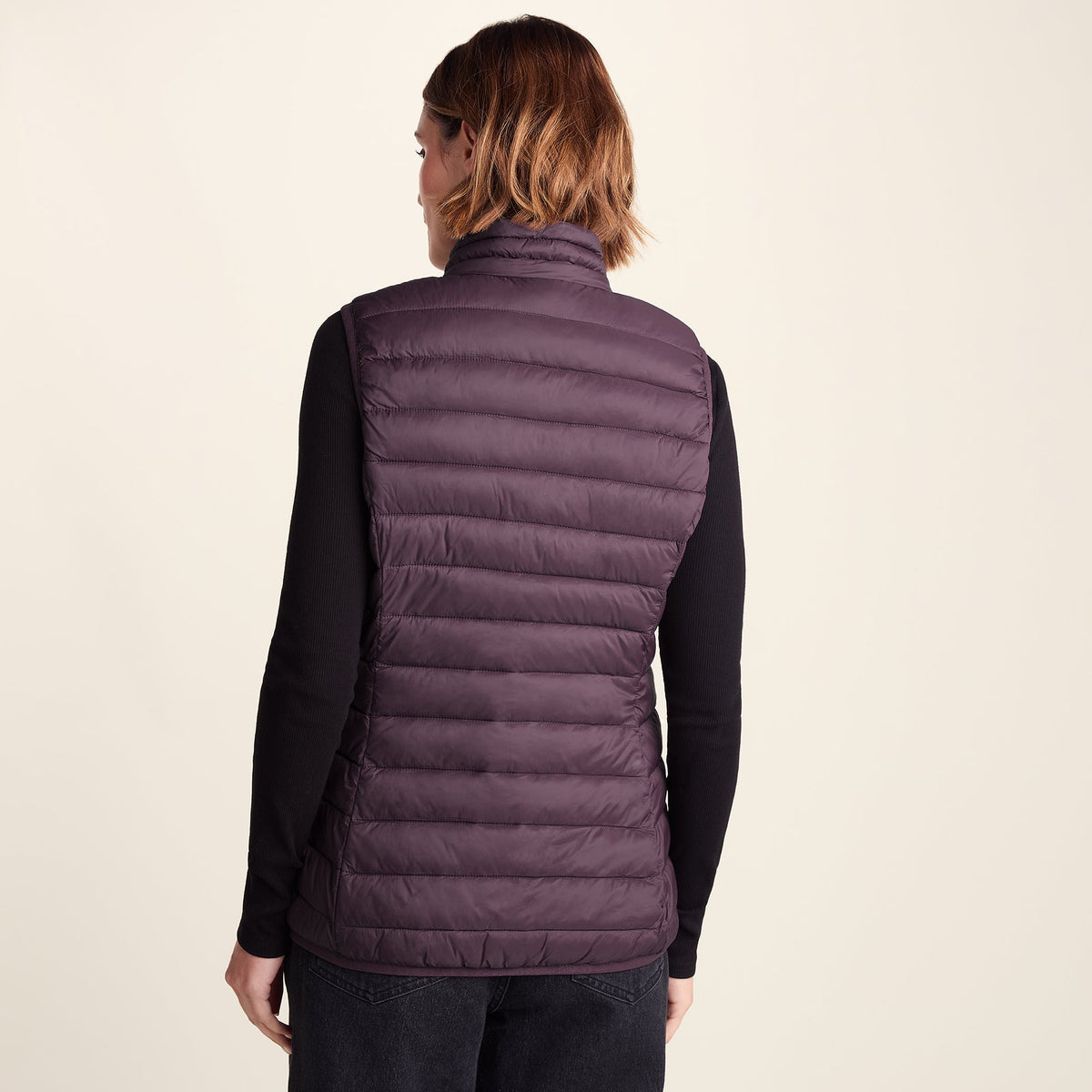 Gibson Womens Insulated Padded Gilet - Dark Mauve - Image 4