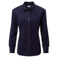 Harby Womens Long Sleeve Lightweight Corduroy Shirt - Oxford Blue - Image 6