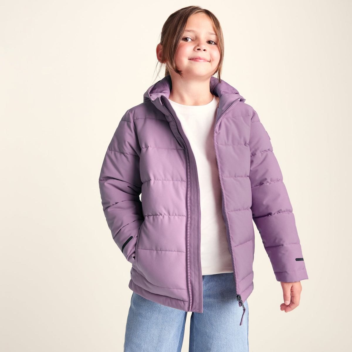 Harecroft Kids Padded Jacket - Heather Purple
