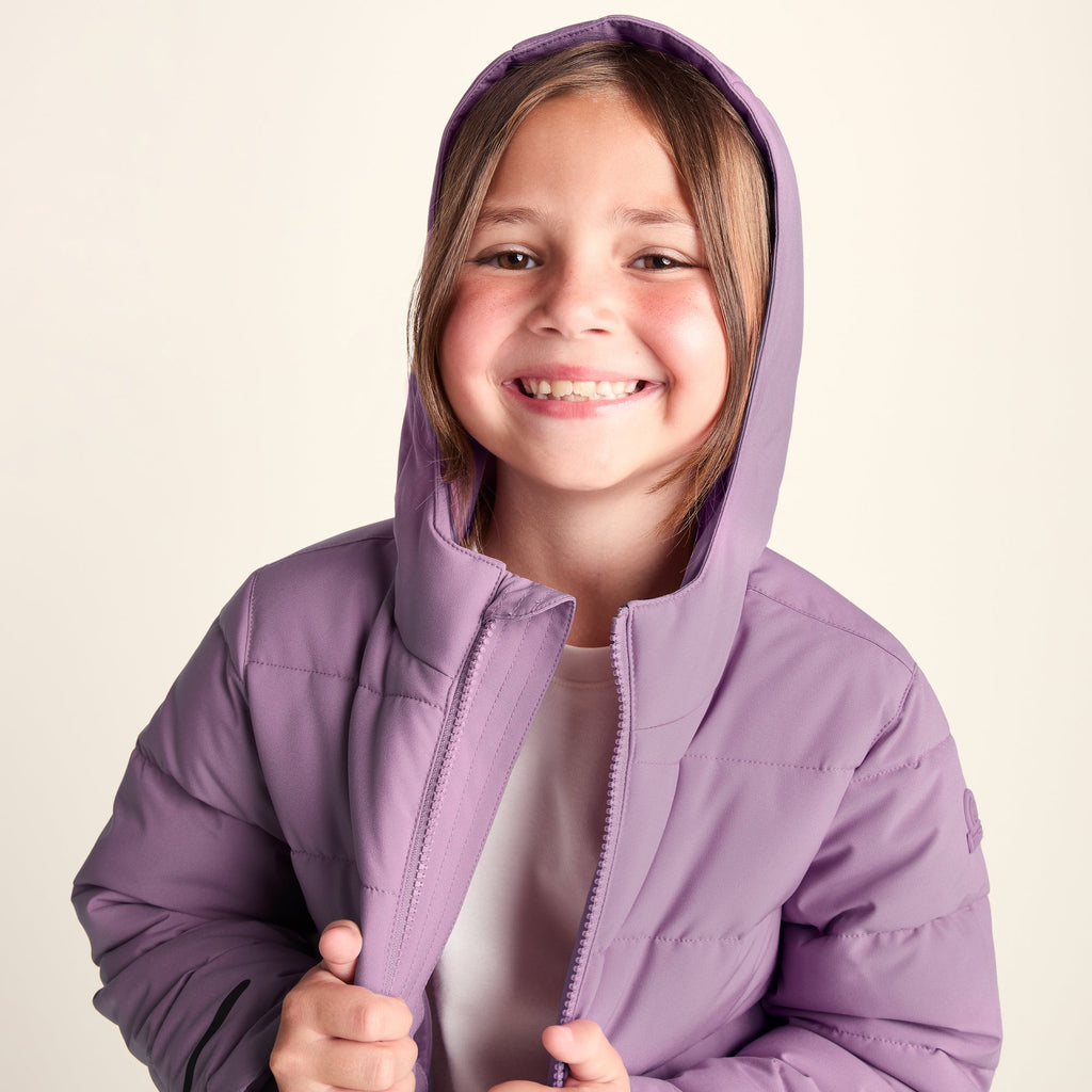 Harecroft Kids Padded Jacket - Heather Purple - Image 5