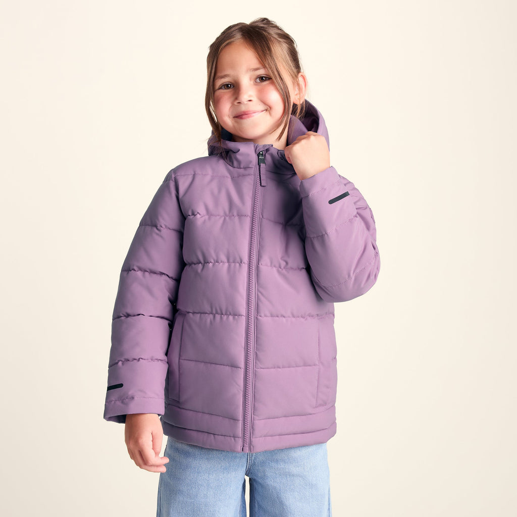 Harecroft Kids Padded Jacket - Heather Purple - Image 6