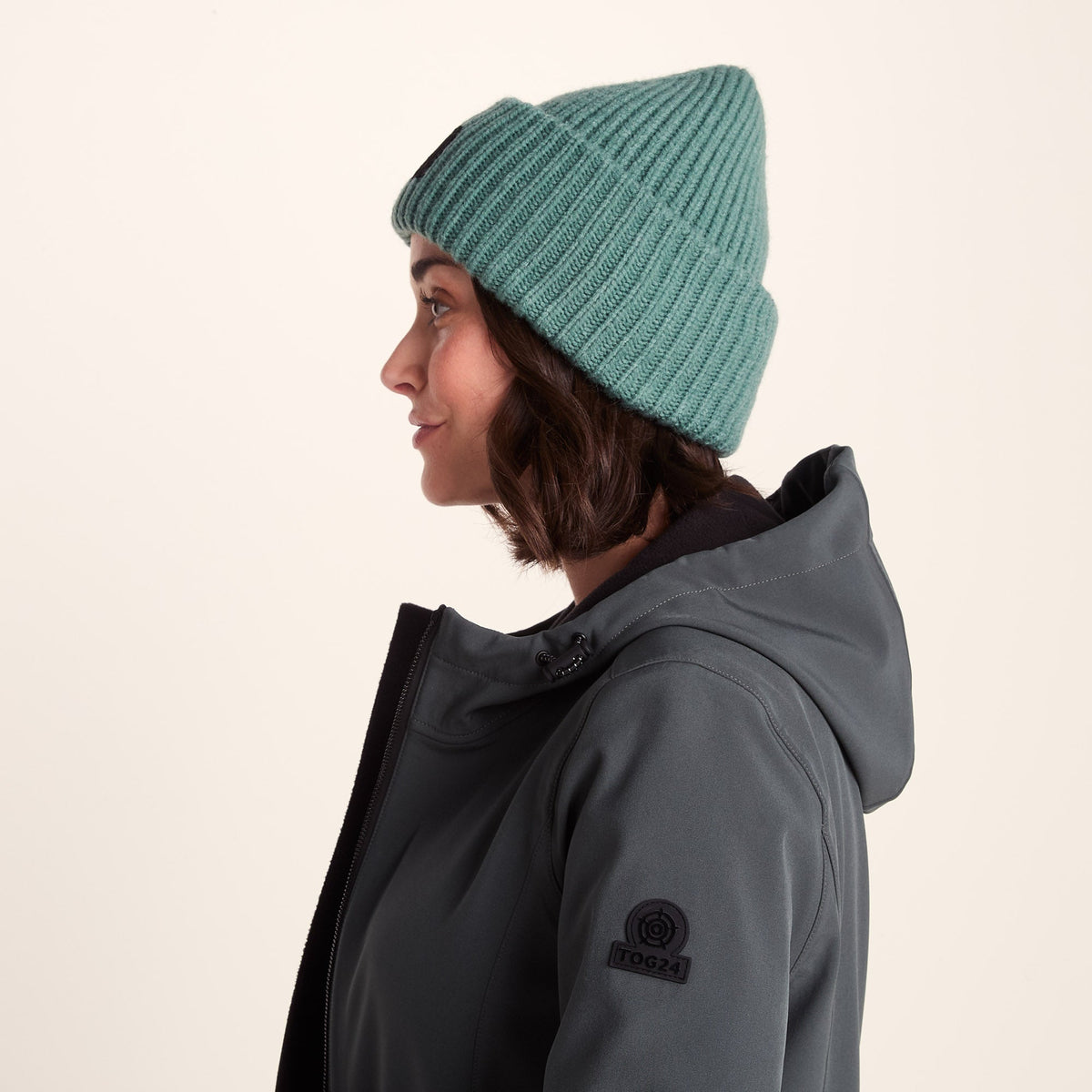 Jendon Knit Hat - Steel Teal - Image 2