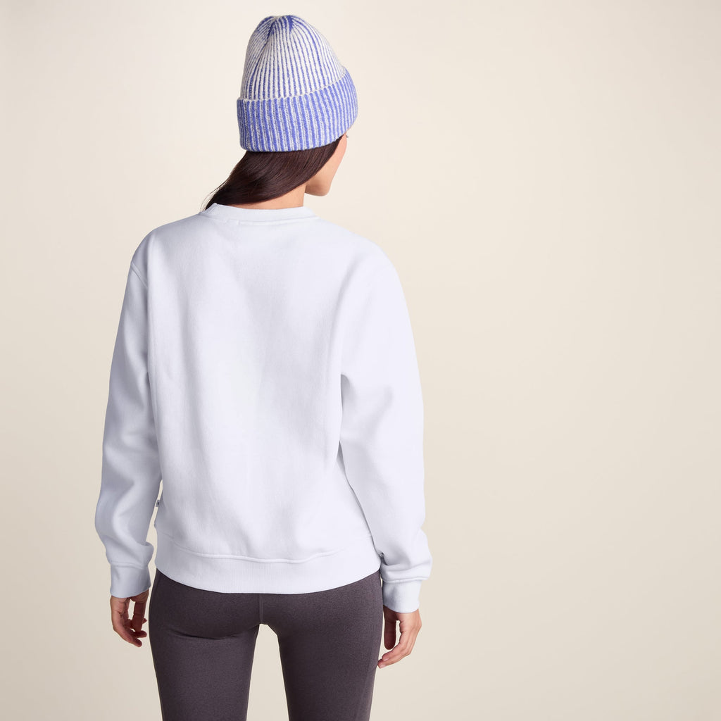 Kendall Womens Supersoft Apres Ski Print Sweatshirt - Optic White - Image 3