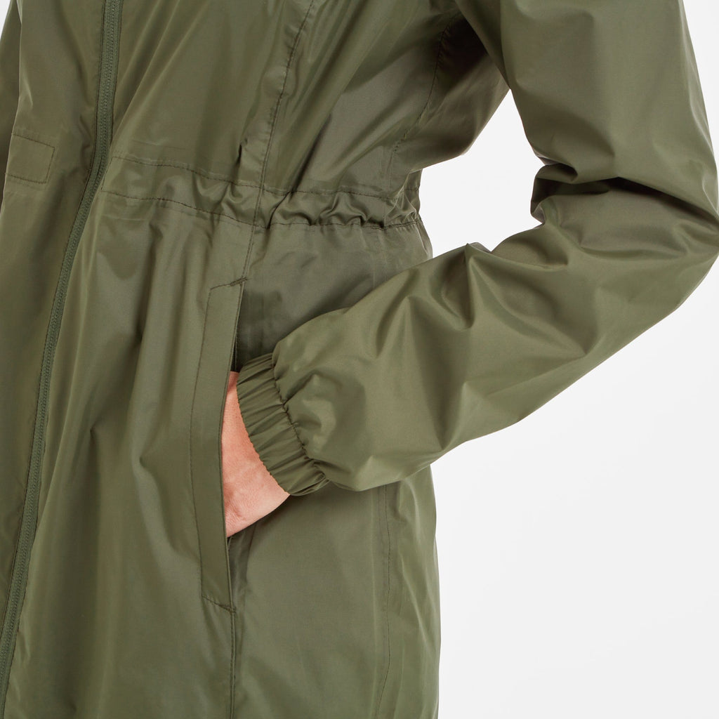 Kilnsey Womens Waterproof Jacket - Khaki - Image 6