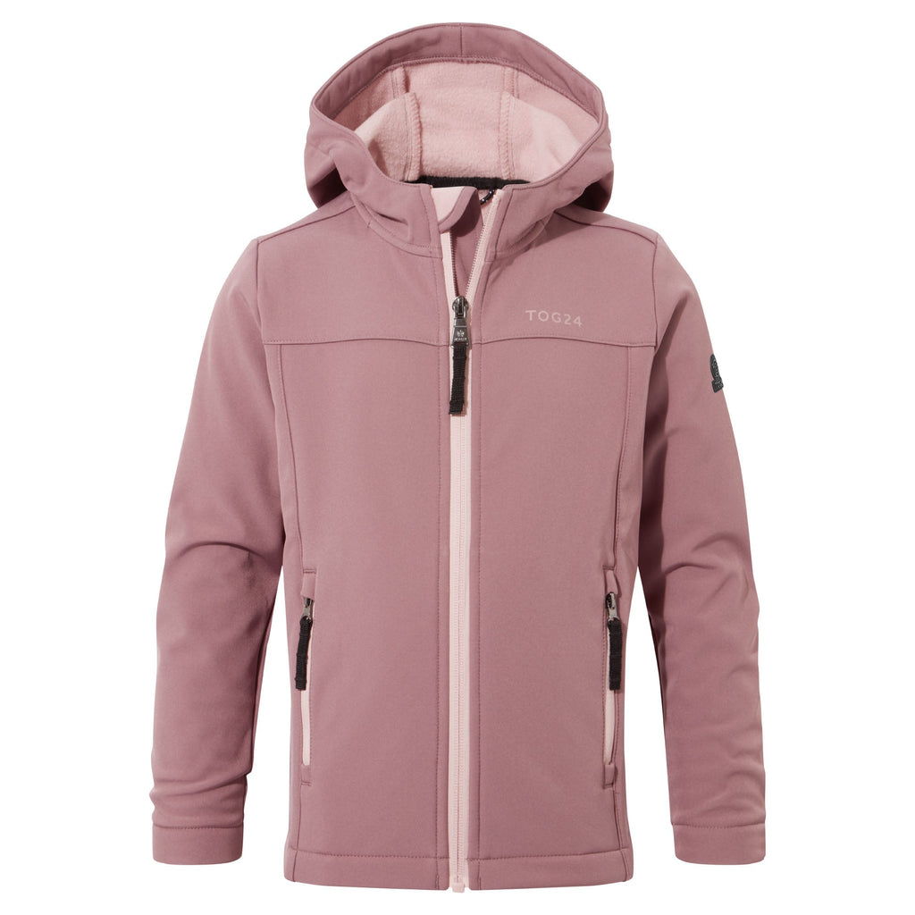 Koroma Kids Softshell Hooded Jacket - Mauve - Image 7