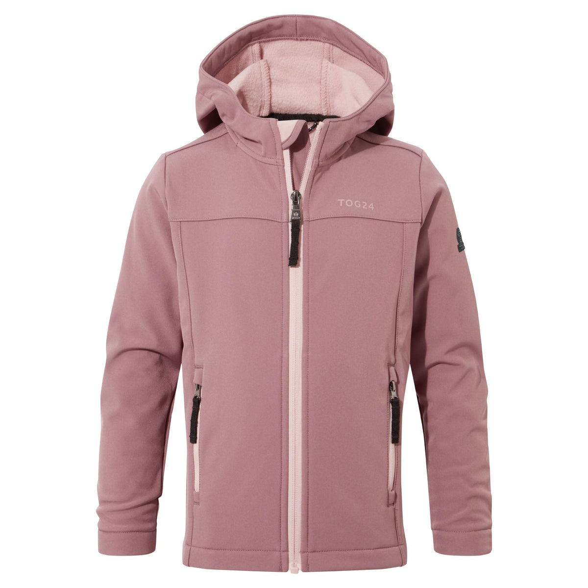 Koroma Kids Softshell Hooded Jacket - Mauve - Image 7