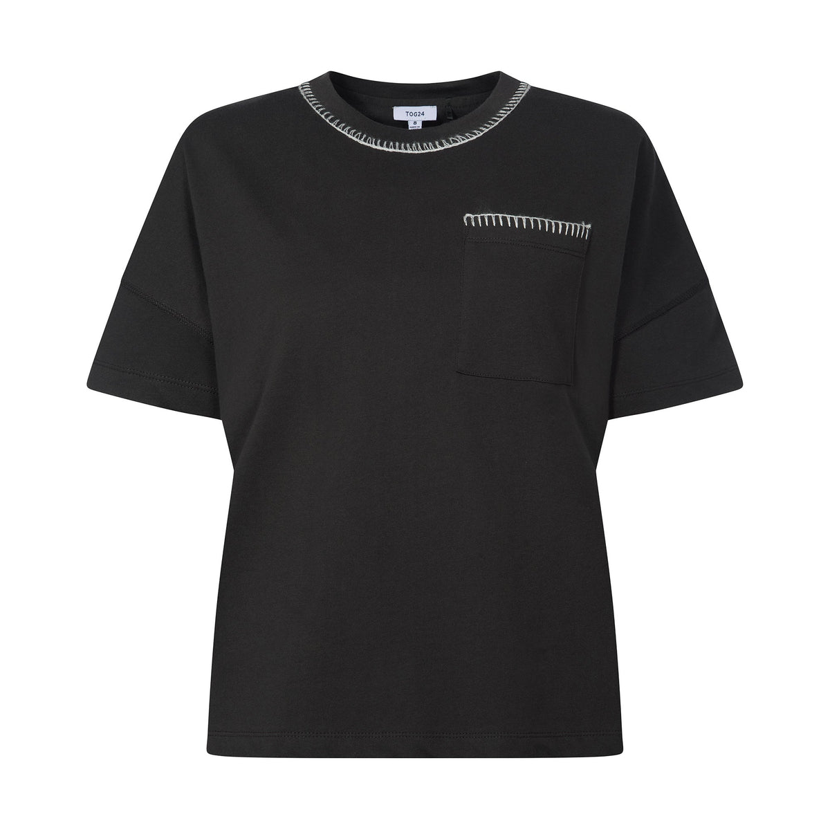 Laurie Womens 100% Cotton Supersoft Boxy Fit T-Shirt - Washed Black - Image 7