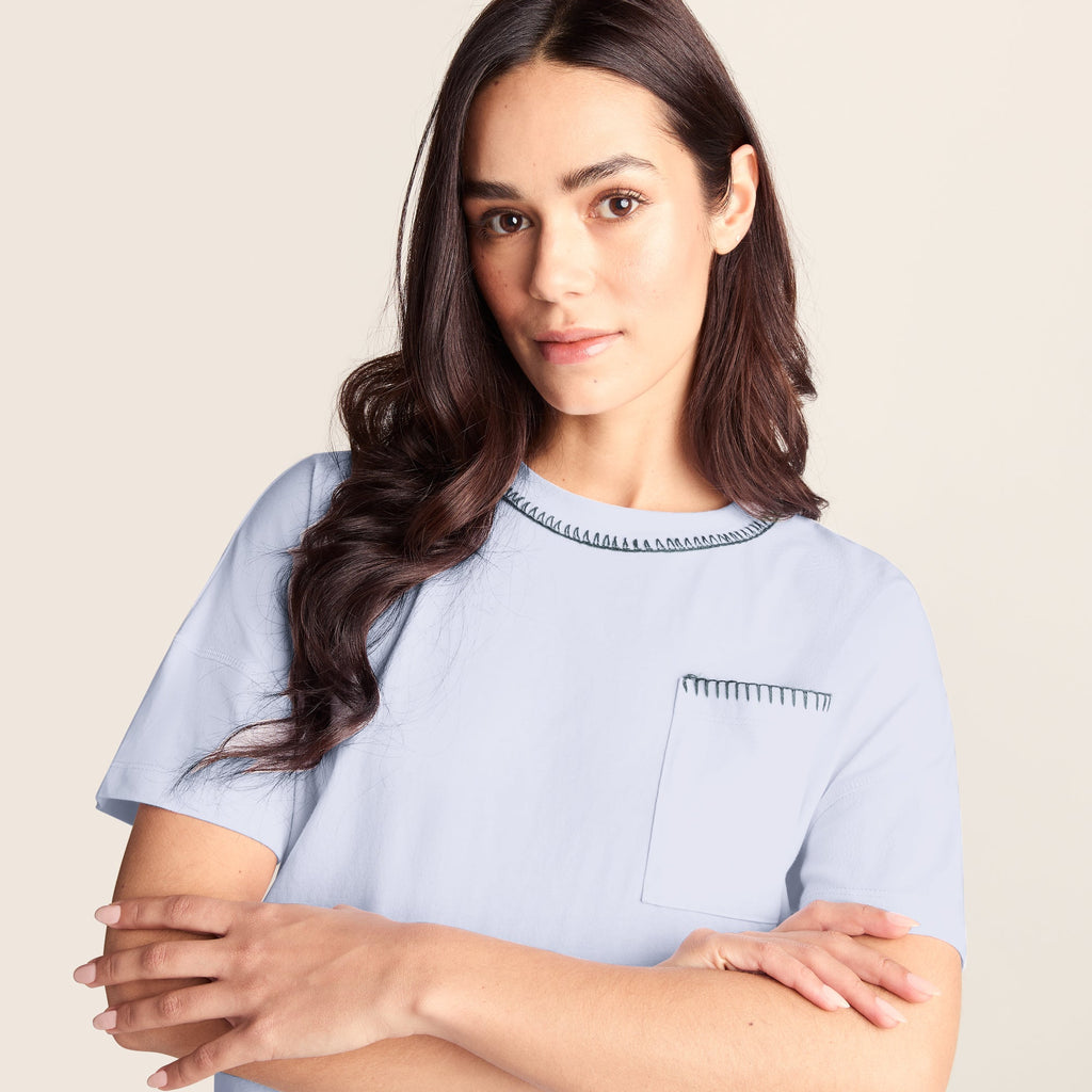Laurie Womens 100% Cotton Supersoft Boxy Fit T-Shirt - Optic White - Image 5