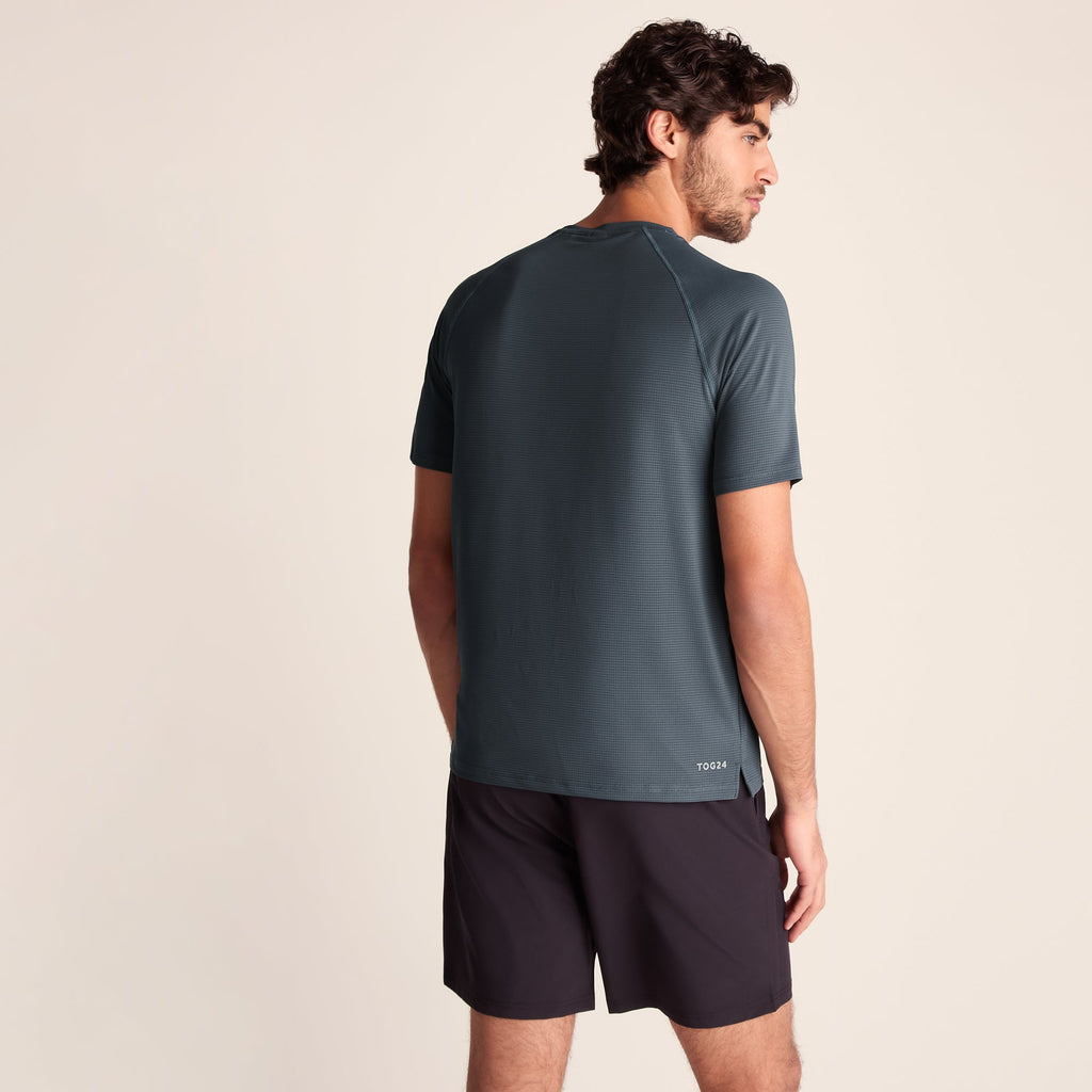 Maddox Mens Short Sleeve Performance T-Shirt - Aegean Teal - Image 5