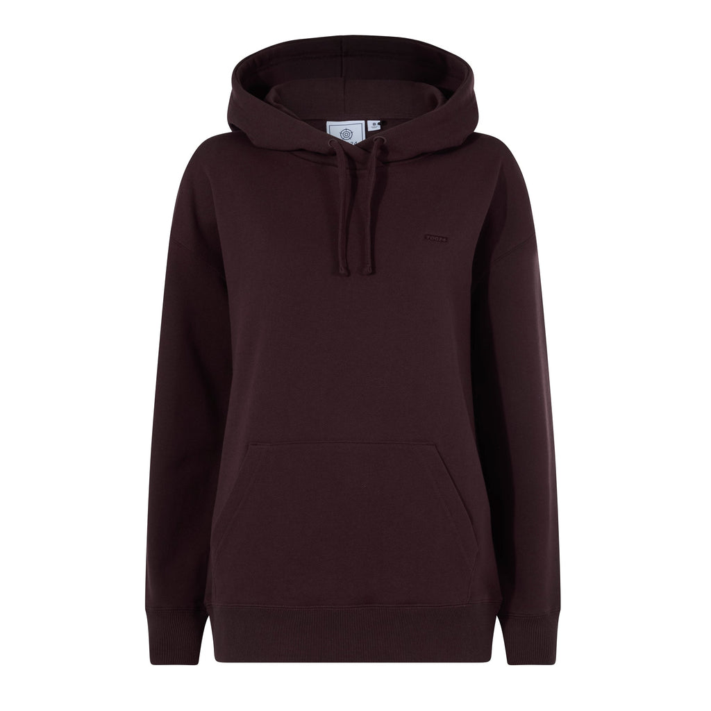 Meera Womens 100% Cotton Relaxed Fit Hoody - Huckleberry - Image 6