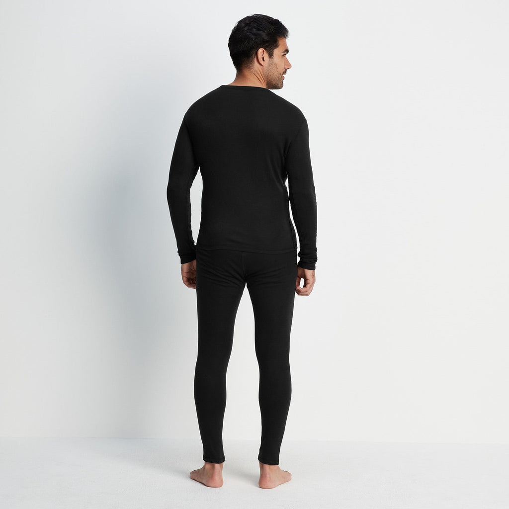 Meru Mens Cashmere Touch Base Layer Set - Black - Image 4