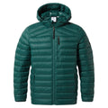North Mens RDS Certified Down Hooded Jacket - Evergreen - Image 9
