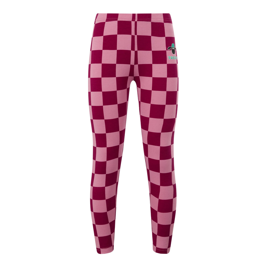 Racka Kids Shaun the Sheep Legging - Candy Floss/Beetroot Red - Image 8
