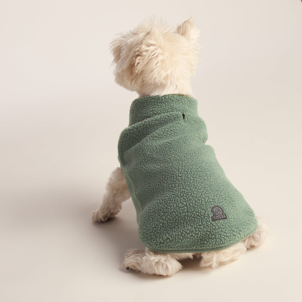 Rover Sherpa Dog Coat S - Light Forest - Image 2