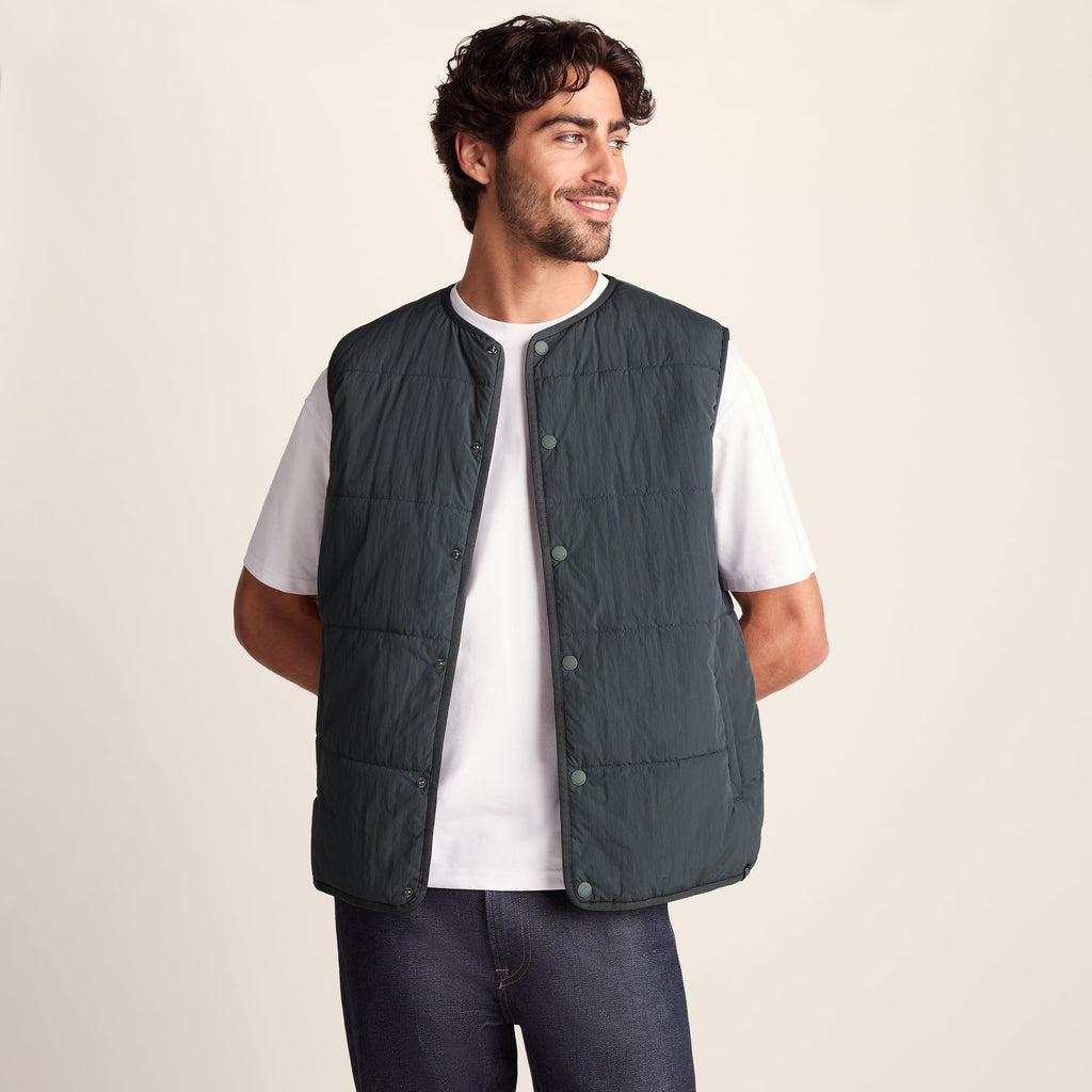 Sutterby Mens Shower Resistant Insulated Gilet - Deep Slate