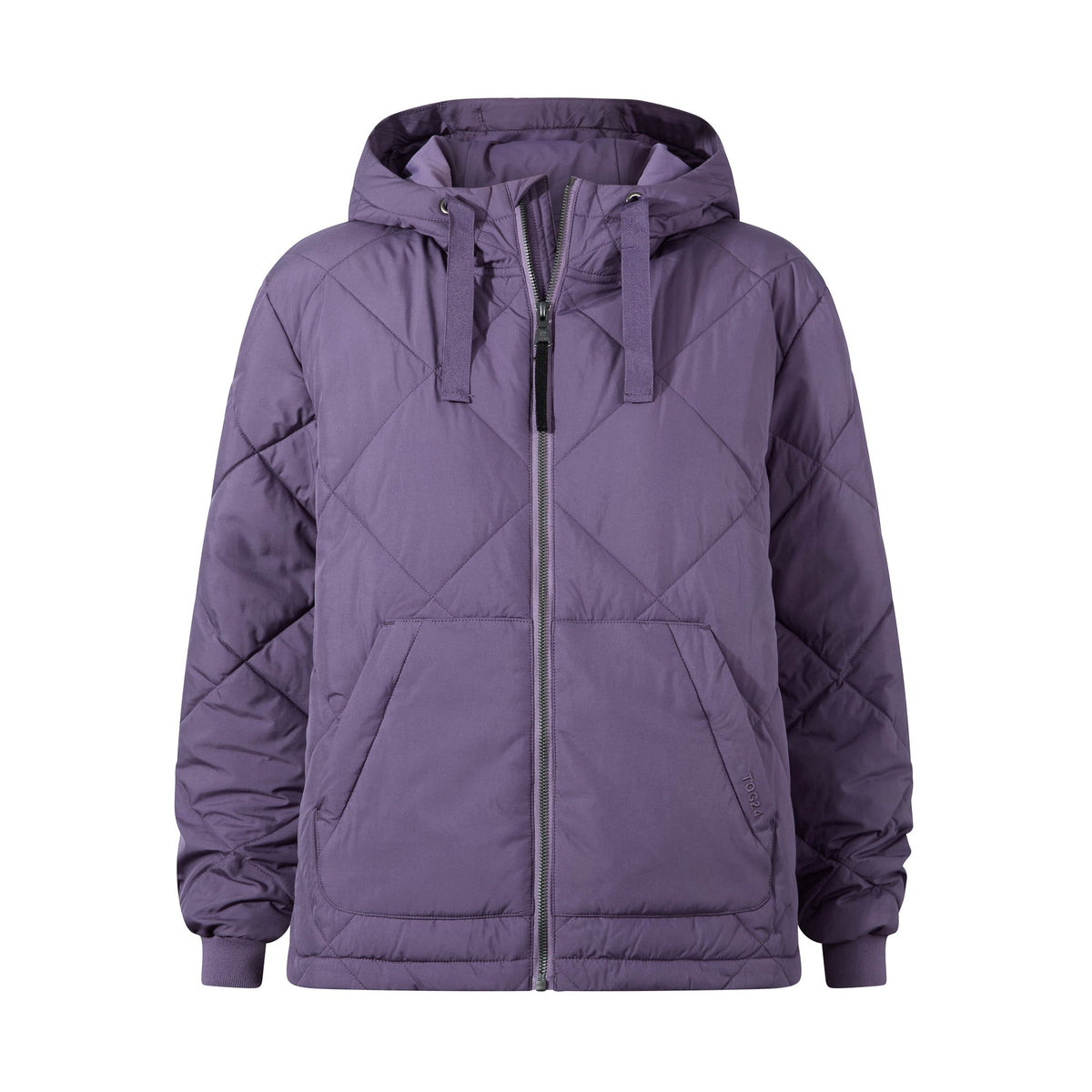 Tasker Womens Lightweight Insulated Quilted Jacket - Smokey Purple - Image 8
