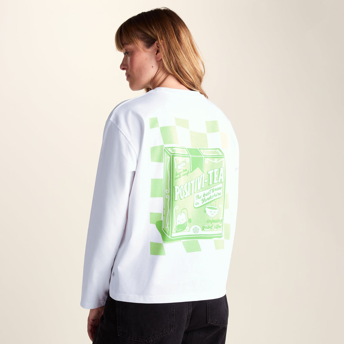 Tiana Womens Premium Heavyweight 100% Cotton Jersey Top - Optic White - Image 4